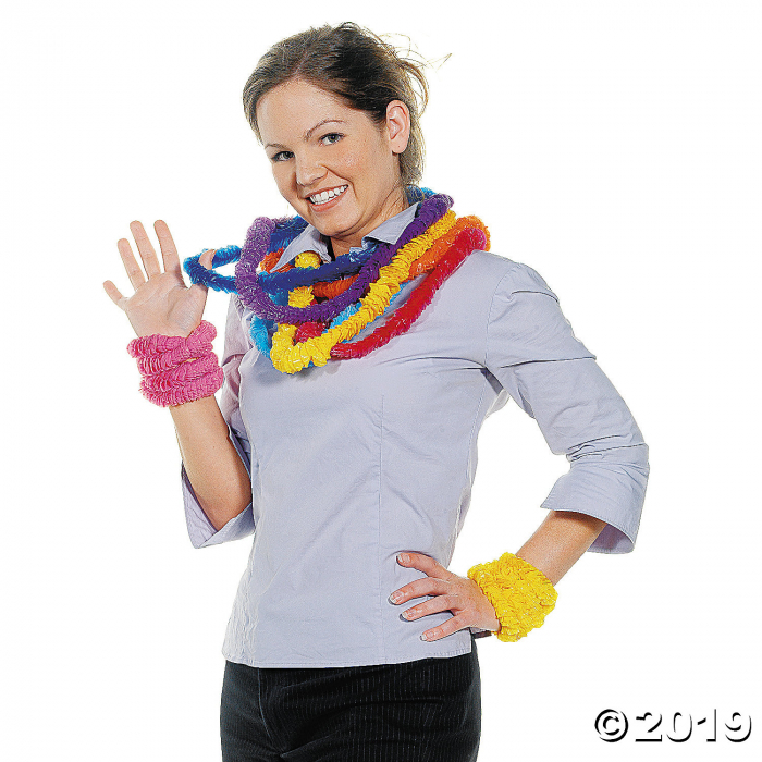Mega Plastic Lei Assortment - 100 Pc.
