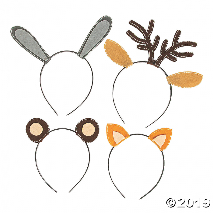 Woodland Animal Headbands (Per Dozen)