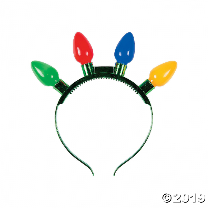Christmas Light-Up Bulbs Head Boppers (6 Piece(s))