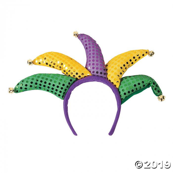 Mardi Gras Jester Headband