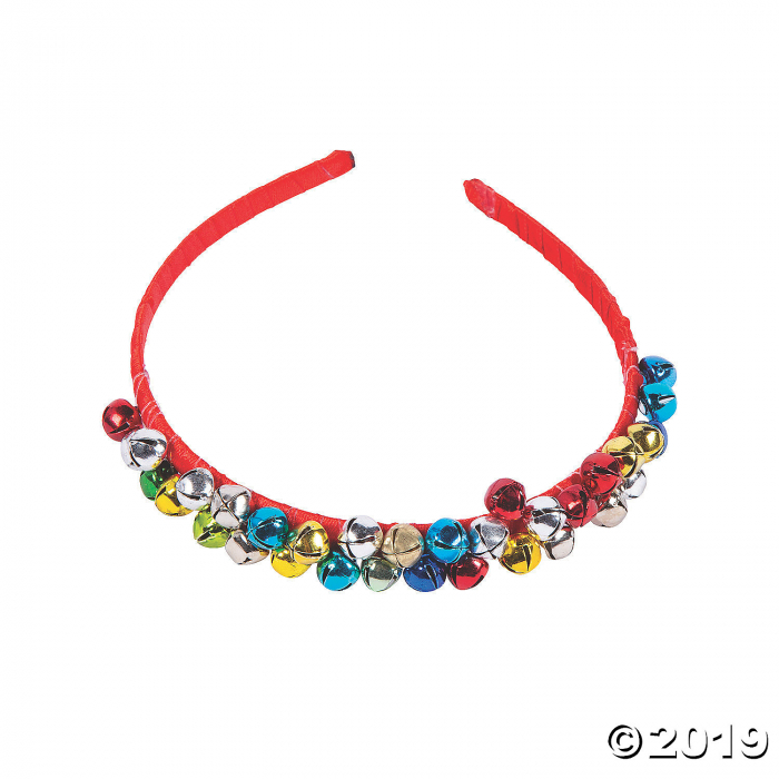 Christmas Jingle Bell Headbands (6 Piece(s))