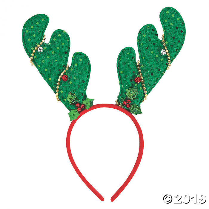 Reindeer Antlers with Faux Lights (6 Piece(s))