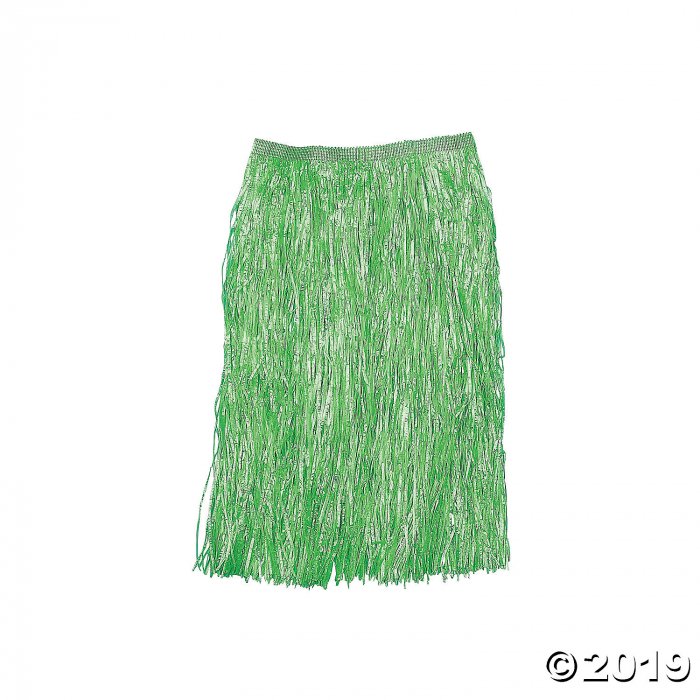 Adult's Green Hula Skirt