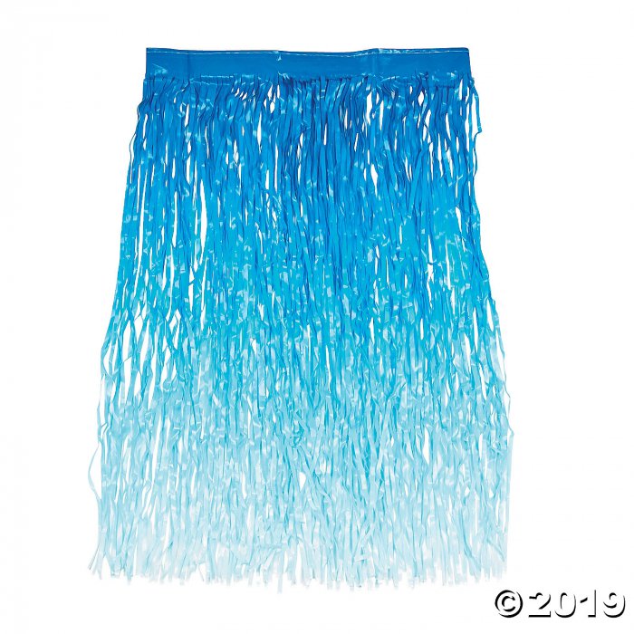 Blue Ombré Grass Hula Skirt (1 Piece(s))