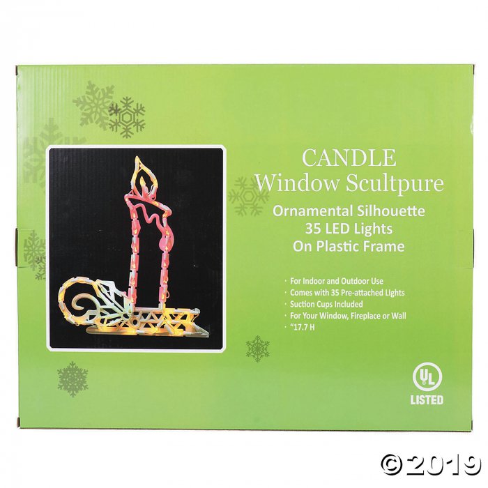 Vickerman 17" Candle Wire Silhouette with LED Lights (1 Piece(s))