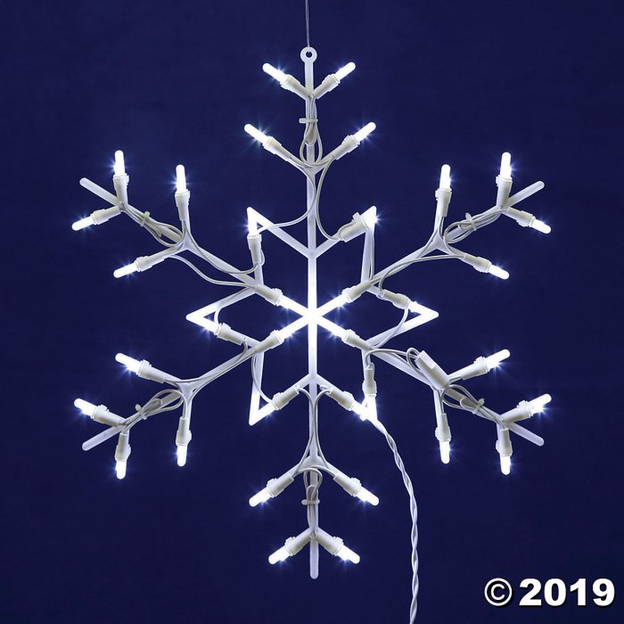 Vickerman 16" Snowflake Wire Silhouette with LED Lights (1 Piece(s))
