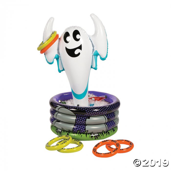 Inflatable Scary Ghost Cooler Ring Toss Game (1 Set(s))