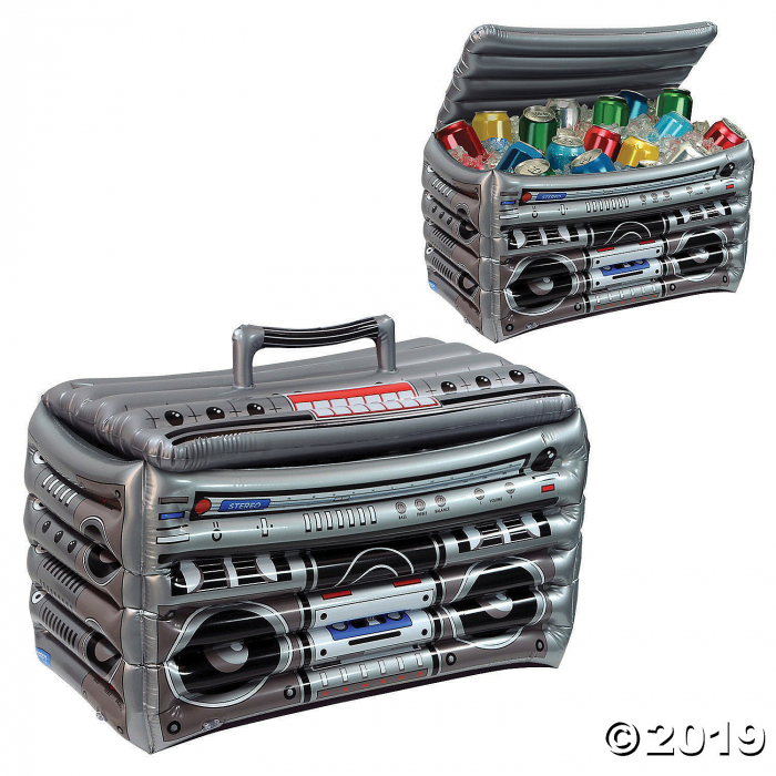 Inflatable Awesome 80s Boombox Cooler (1 Piece(s)) Inflatable Awesome 80s Boombox Cooler (1 Piece(s))