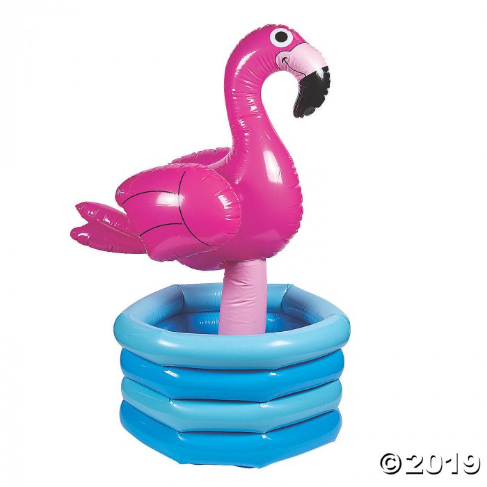 Inflatable Luau Flamingo in Pool Cooler (1 Piece(s))