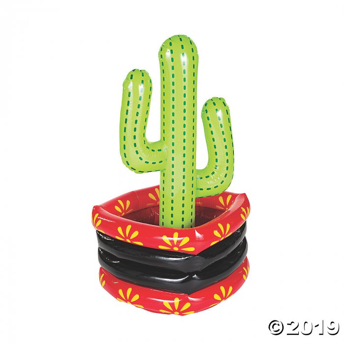 Inflatable Fiesta Cactus in Pool Cooler (1 Piece(s))