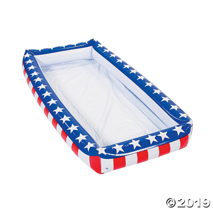 Patriotic Inflatable Buffet Cooler (1 Piece(s))