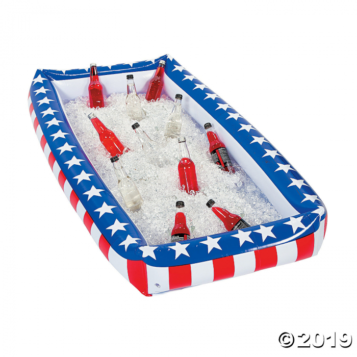 Patriotic Inflatable Buffet Cooler (1 Piece(s))