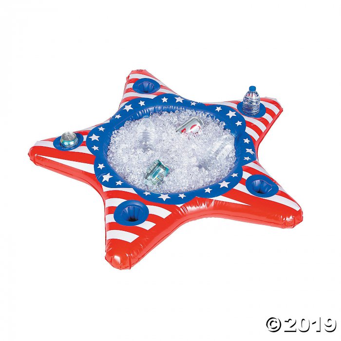 Patriotic Star Inflatable Cooler (1 Piece(s))