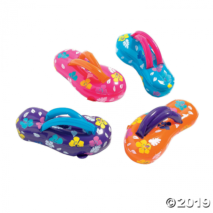 Inflatable Beach Flip Flops (Per Dozen) Inflatable Beach Flip Flops (Per Dozen)