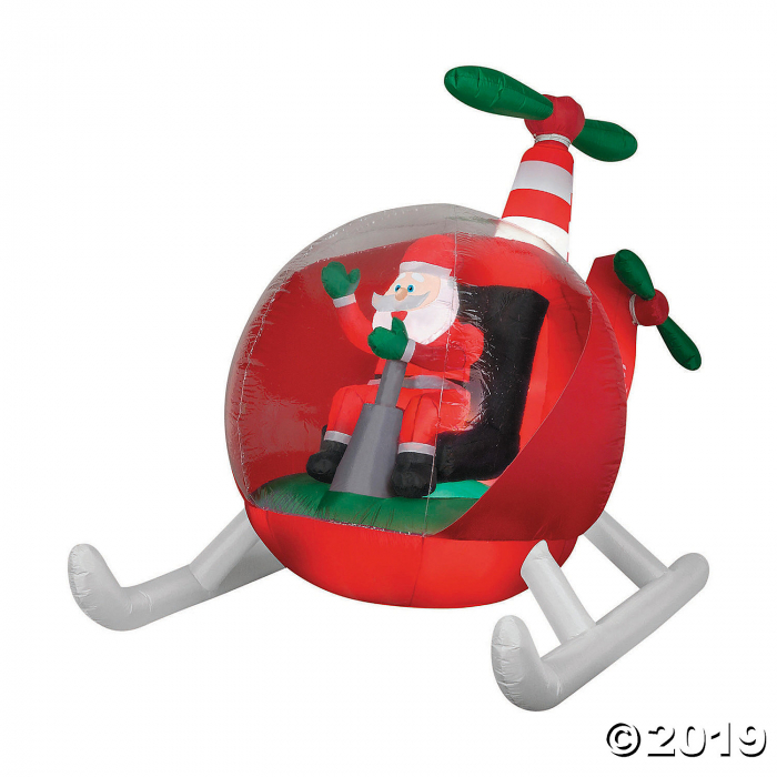 Airblown Santa in Helicopter (1 Piece(s))