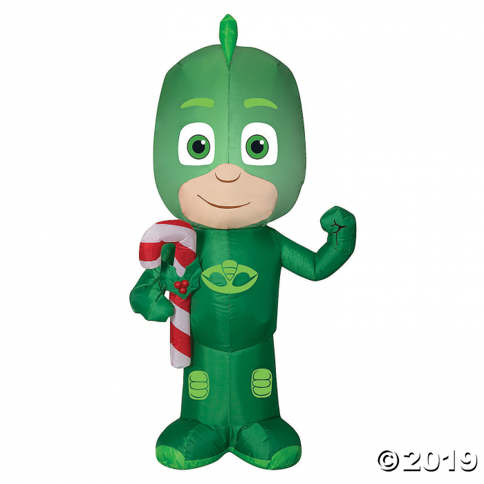 Airblown Gekko with Candy Cane (1 Piece(s))