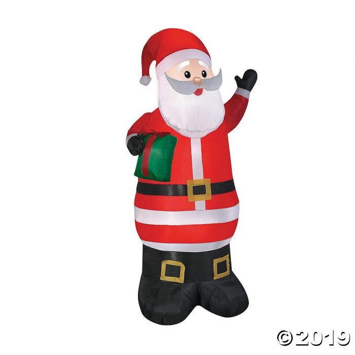 Airblown Santa with Gift (1 Piece(s)) Airblown Santa with Gift (1 Piece(s))