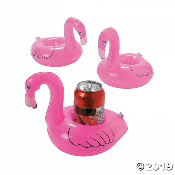 Inflatable Flamingo Floating Coasters (Per Dozen) Inflatable Flamingo Floating Coasters (Per Dozen)