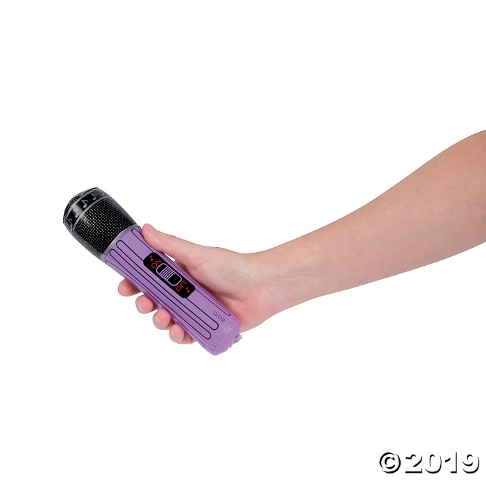 Inflatable Microphones (Per Dozen) | GlowUniverse.com