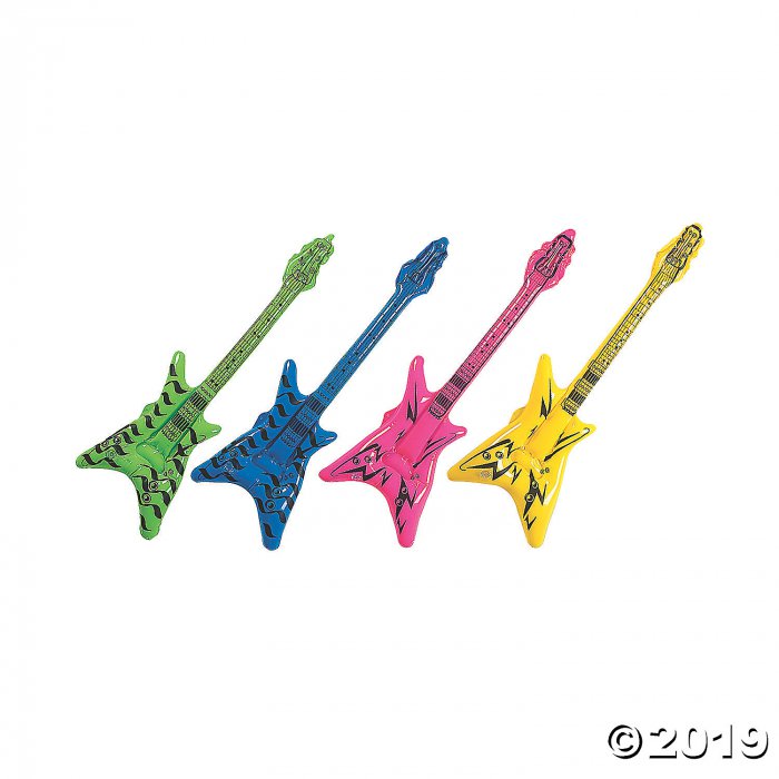 Small Inflatable V Guitars (Per Dozen)