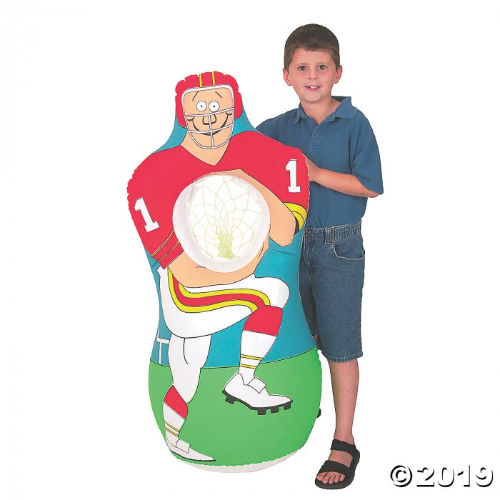 Inflatable Football Player Toss Game