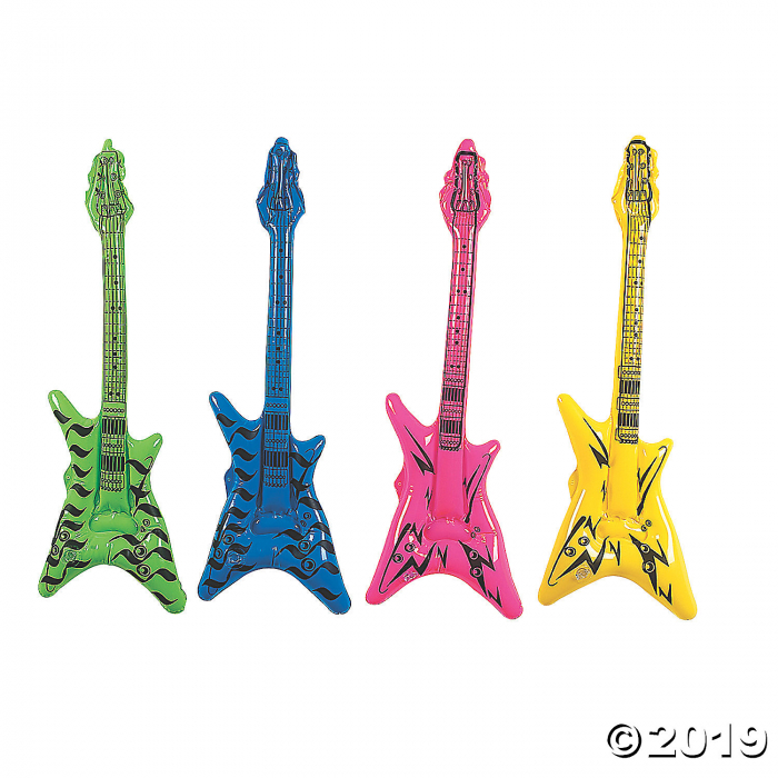 Inflatable V Guitar