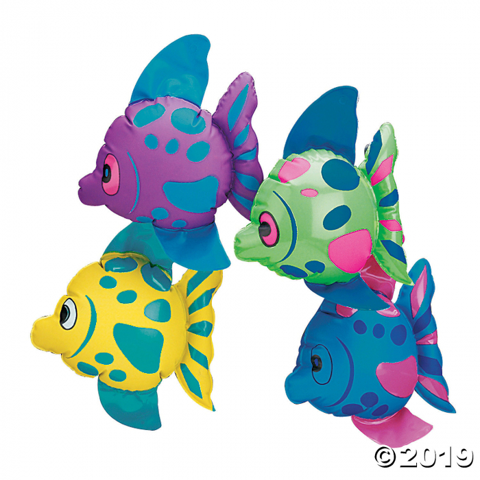 Mini Inflatable Fish (Per Dozen) Mini Inflatable Fish (Per Dozen)