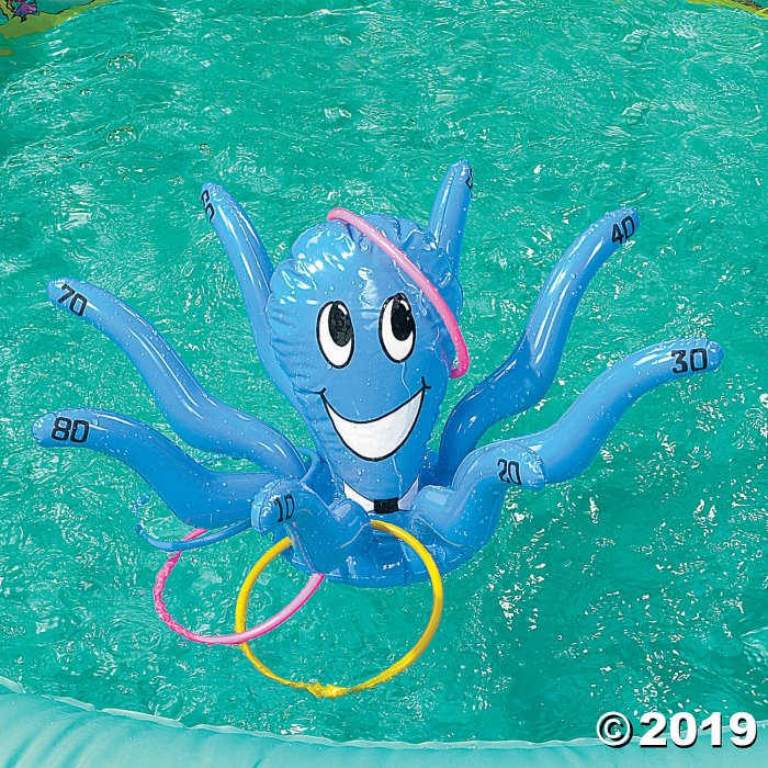 Inflatable Smiling Octopus Ring Toss Game (1 Set(s))