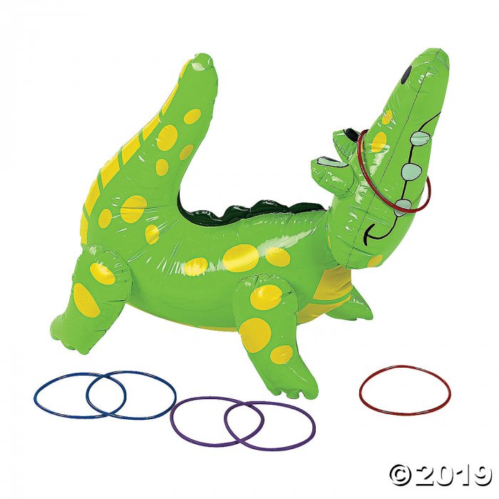 Inflatable Alligator Ring Toss Game (1 Set(s))
