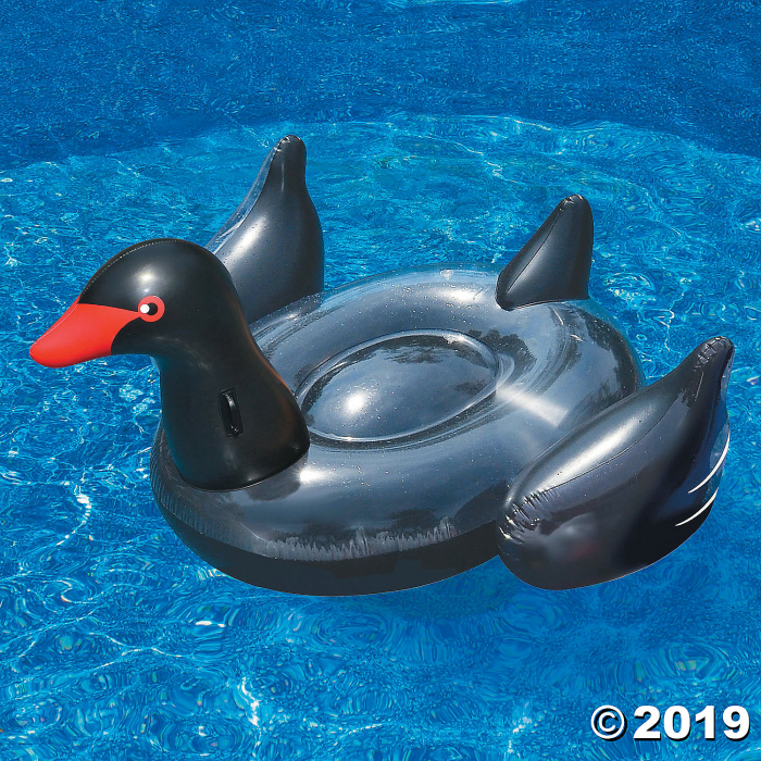 Swimline Inflatable Giant Black Swan Pool Float (1 Piece(s))