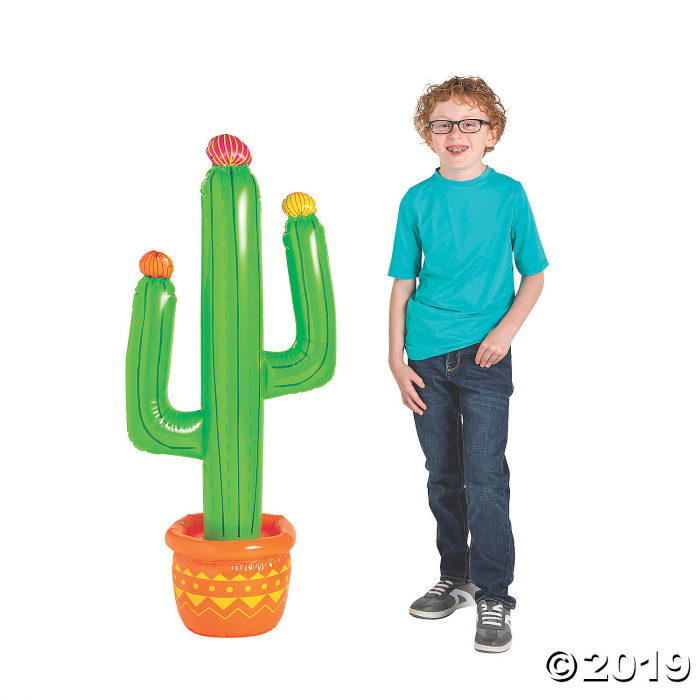 Inflatable Fiesta Cactus with Flowers (1 Piece(s))