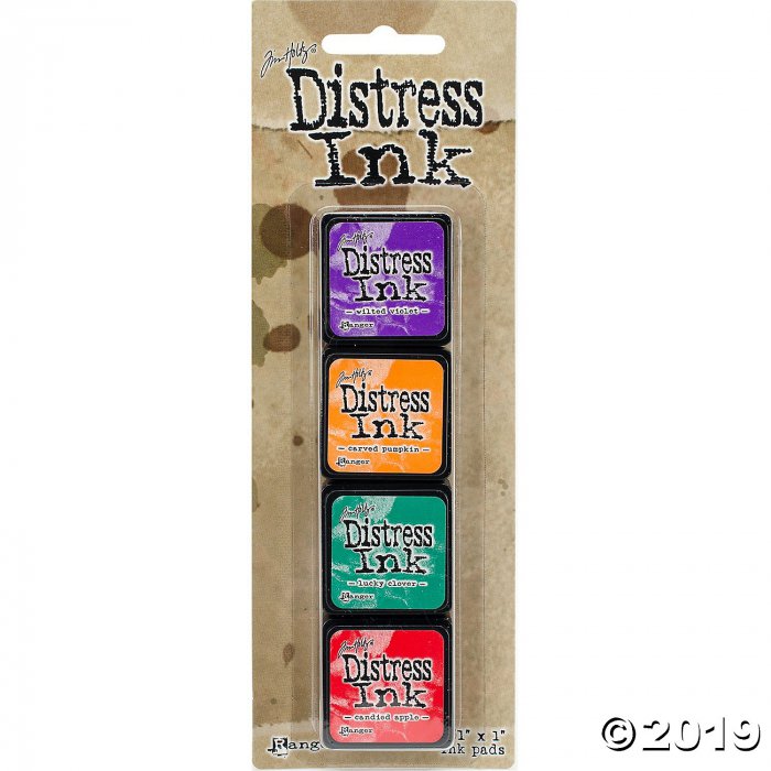 Tim Holtz Distress Mini Ink Pads 4/Pkg-Kit 13 (1 Set(s))