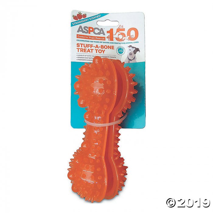 Stuff-A-Bone Treat Dog Toy-Orange (1 Piece(s))