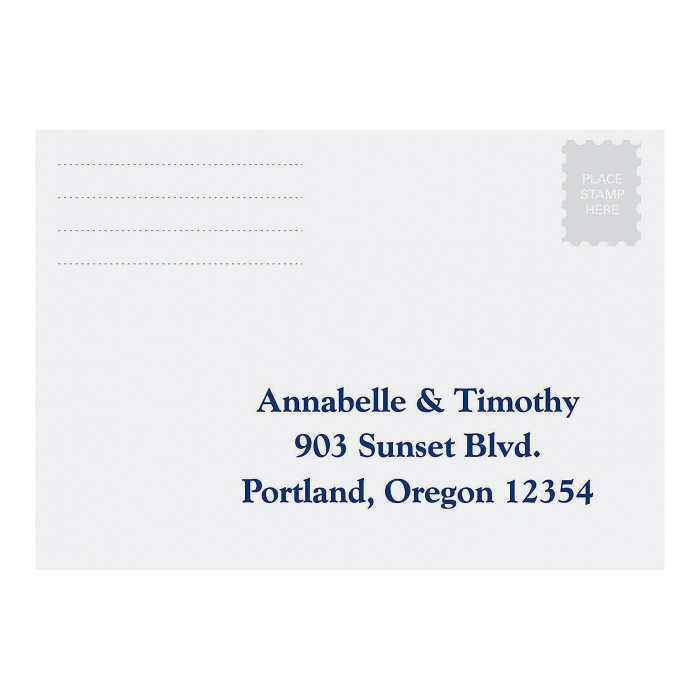 Personalized Word Fun Wedding RSVP Postcards (25 Piece(s))