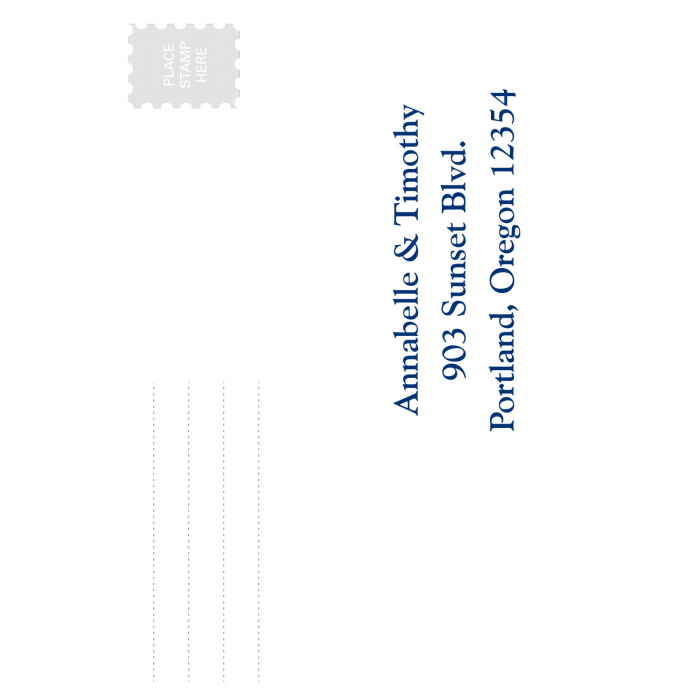 Personalized Word Fun Wedding RSVP Postcards (25 Piece(s))