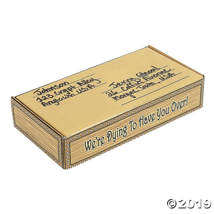 Skeleton Invitations in A Coffin Box (Per Dozen)