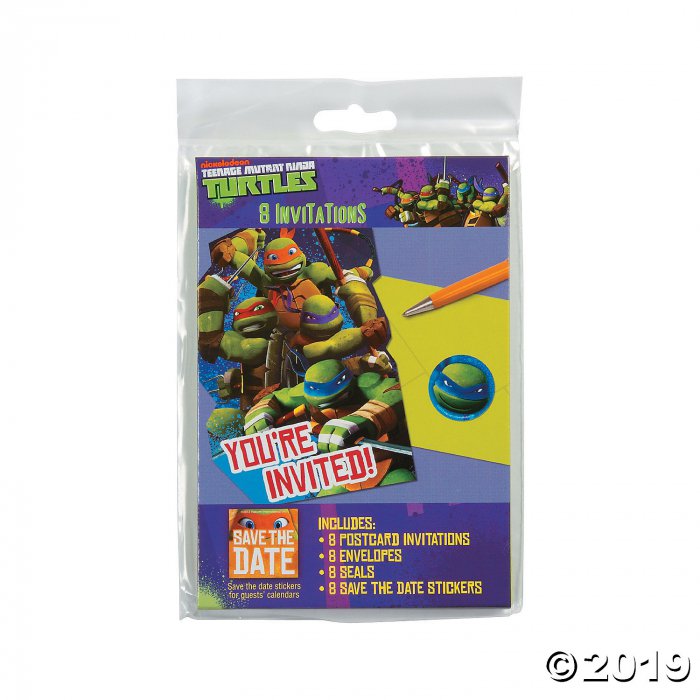Teenage Mutant Ninja Turtles Invitations (8 Piece(s))
