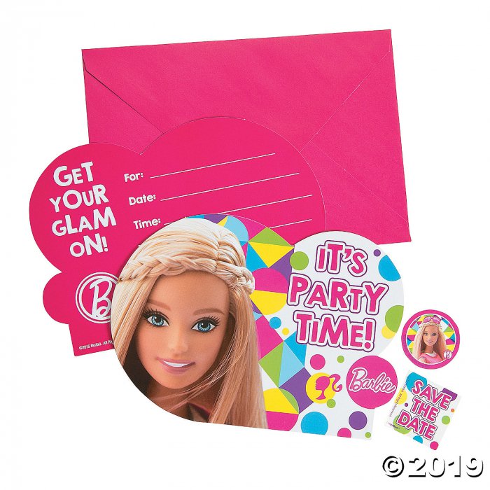 Barbie Sparkle Invitations (8 Piece(s))