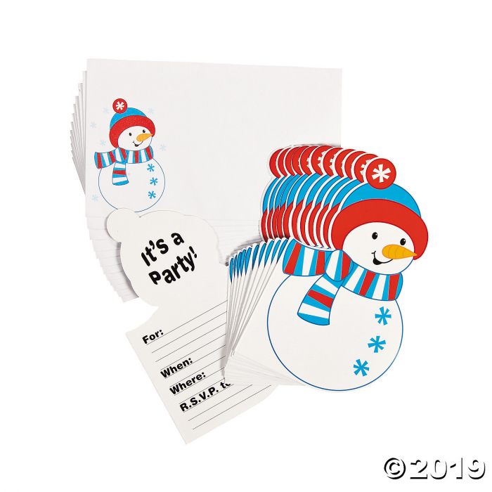 Snowman Invitations - 12 pcs. (Per Dozen)