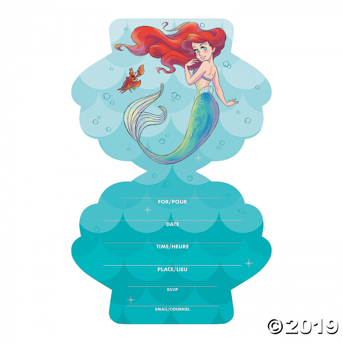 Disney® The Little Mermaid Invitations (8 Piece(s))