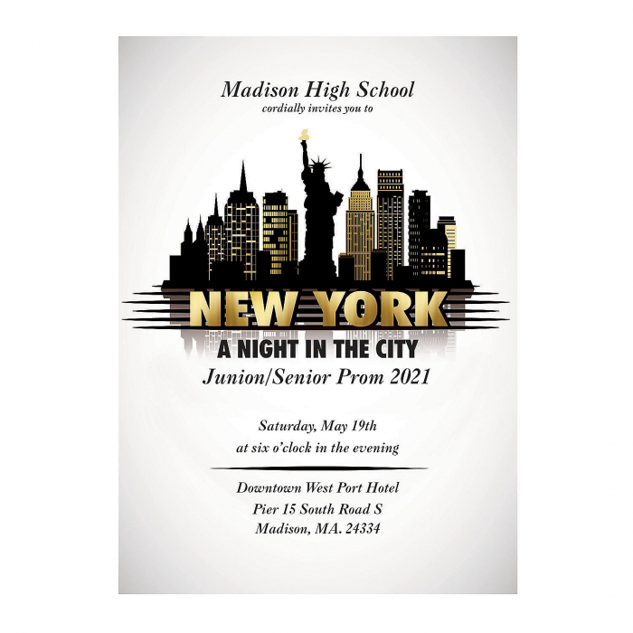 Personalized New York Event Invitations (25 Piece(s))