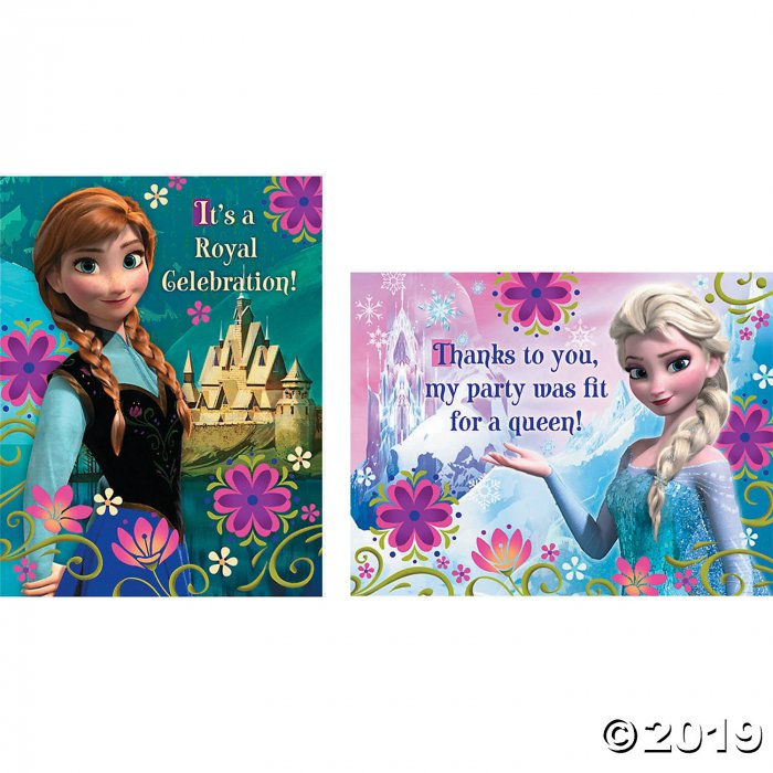 Disney Frozen Invitations & Thank You Cards (16 Piece(s))