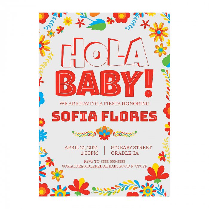 Personalized Fiesta Baby Shower Invitations (10 Piece(s))