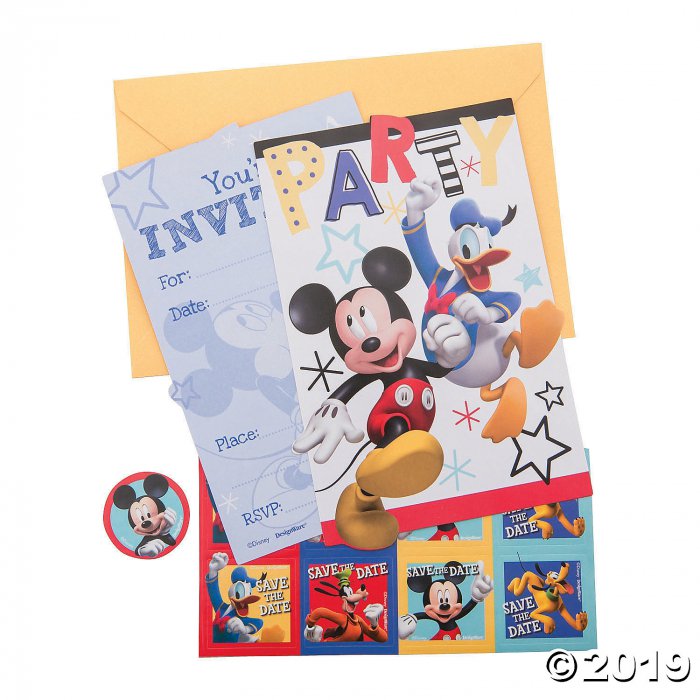 Disney® Mickey on the Go Invitations (8 Piece(s))