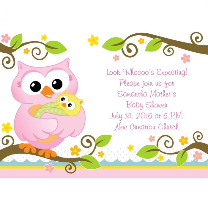 Personalized Owl Baby Shower Invitations (10 Piece(s))