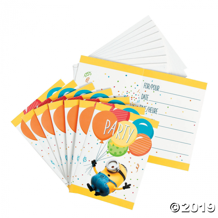 Despicable Me 3 Party Invitations (8 Piece(s)) Despicable Me 3 Party Invitations (8 Piece(s))