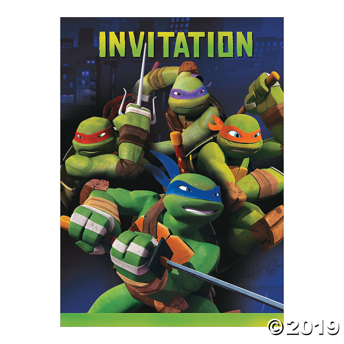 Teenage Mutant Ninja Turtles Party Invitations (8 Piece(s))