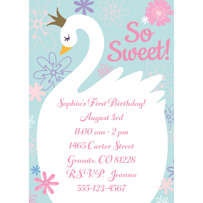 Swan invitations 2024