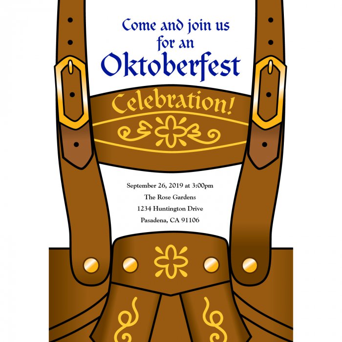 Personalized Oktoberfest Invitations (25 Piece(s))