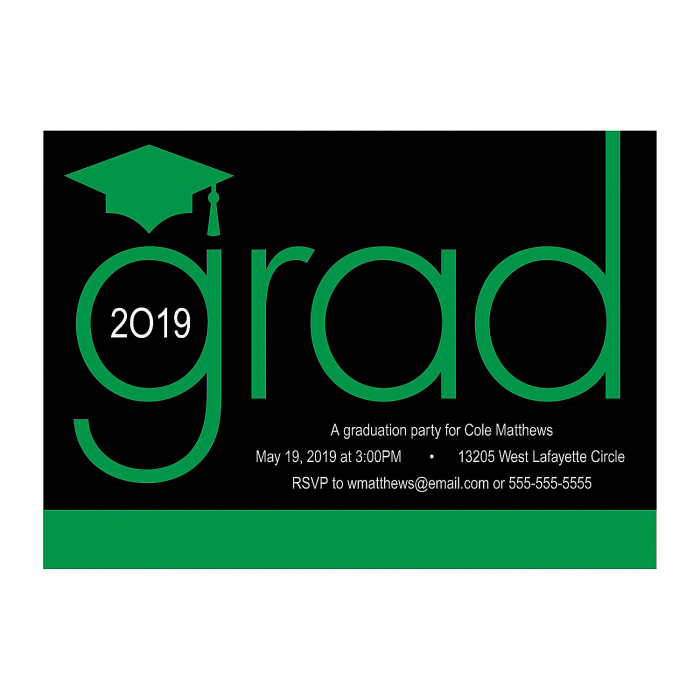 Custom Photo Mortarboard Grad Invitations (25 Piece(s))